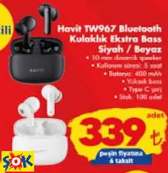 HAVİT TW967 BLUETOOTH KULAKLIK EKSTRA BASS HAVİT TW967 BLUETOOTH KULAKLIK EKSTRA BASS